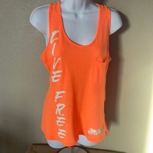 “LIVE FREE” tank top size M